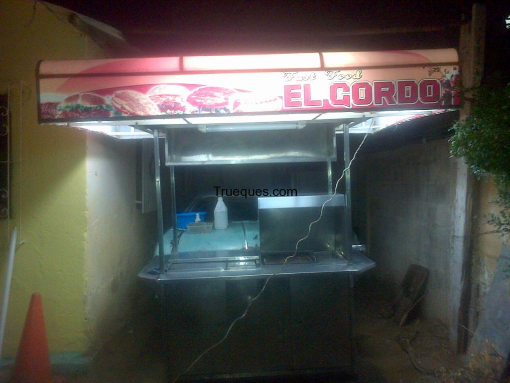 Puesto de comida bien conservado