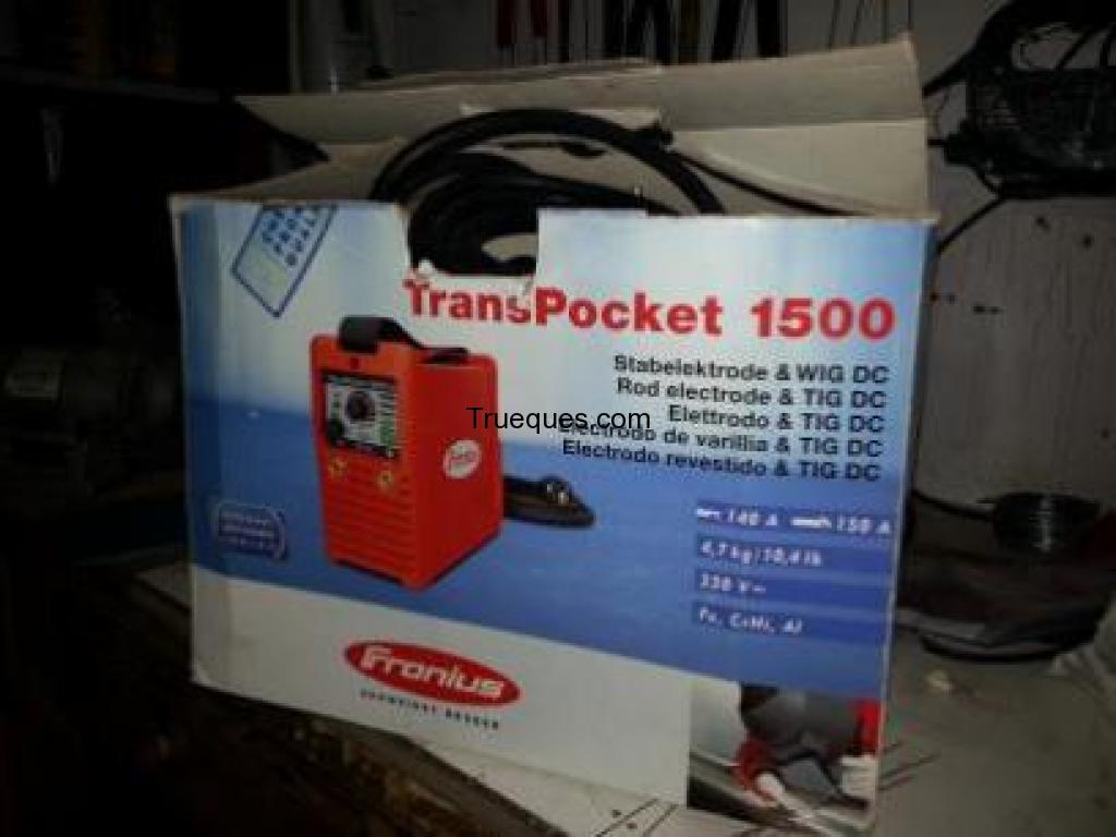 Soldadura fronius tranpocket 1500