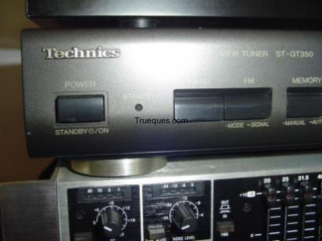 Cambio sintonizador technics por crossover 3 way stereo