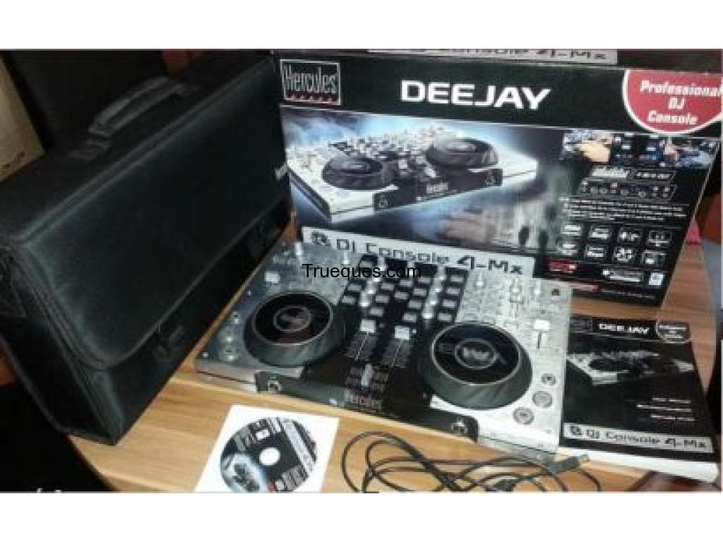 Consola dj hercules 4mx