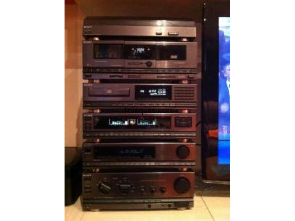 Equipo hi fi tipo torre marca sony