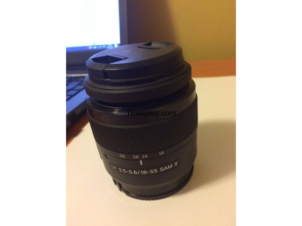 Lente sony 18 55 sam ii montura a