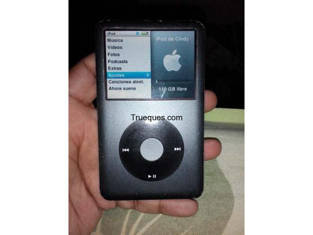 Mi ipod 120gb por telefono o dinero