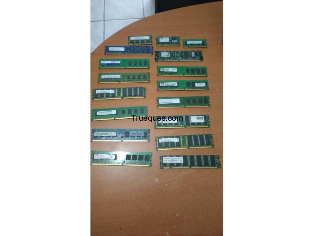 Lote de piezas de computadora y varios