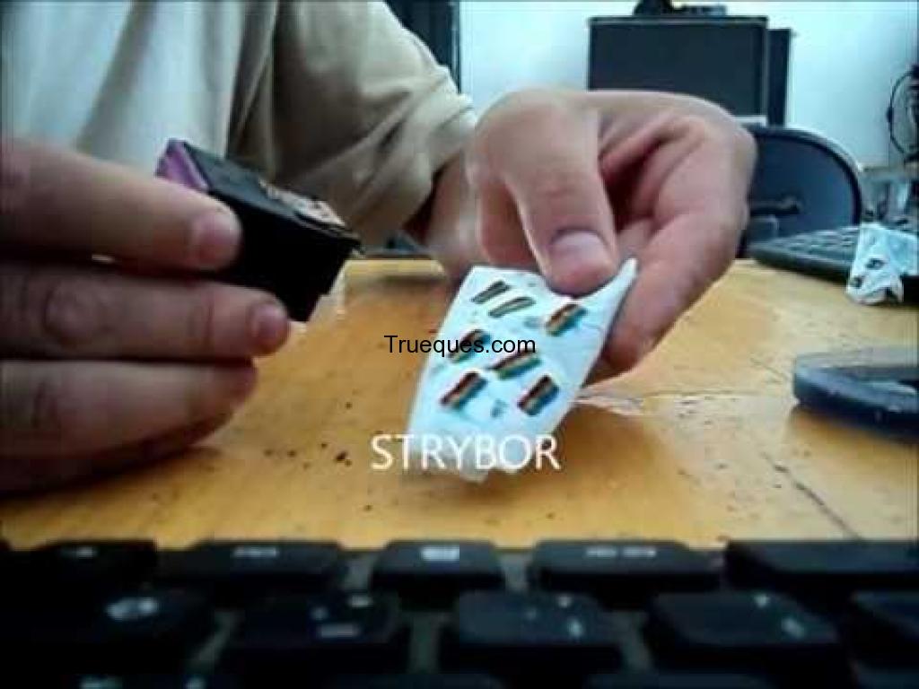 Mil bolivares por cartucho hp 60 usado con un uso