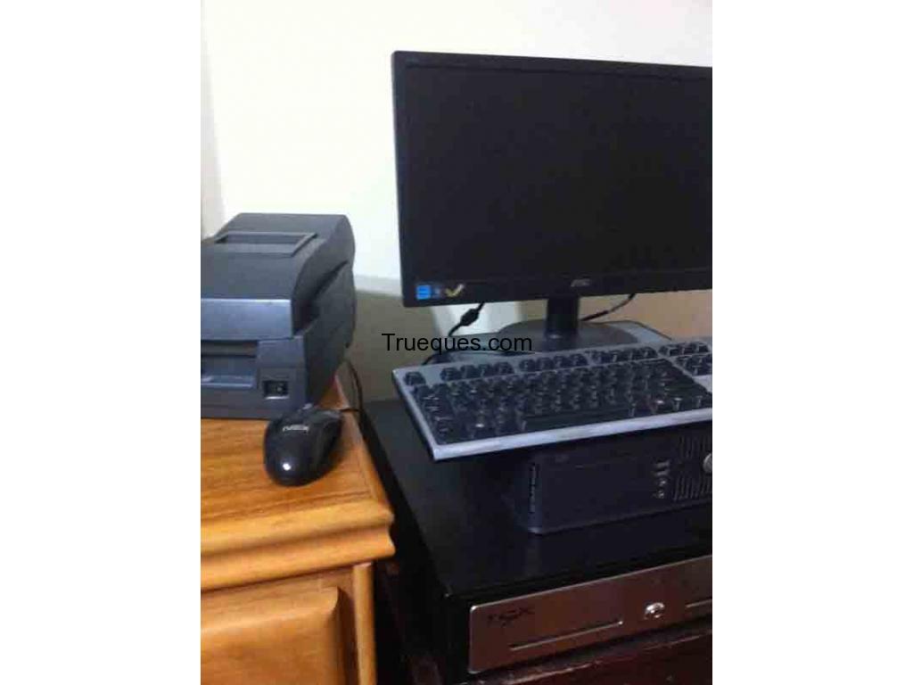 Punto de venta para restaurante o licoreria