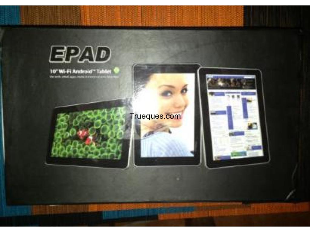 Tablet epad con funda y teclado