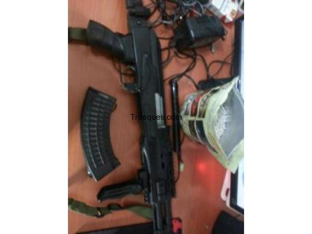 Ak 47 airshoft full metal sin uso