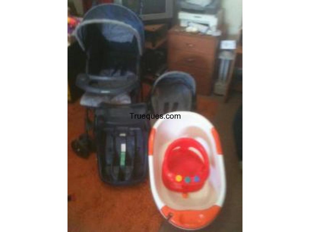 Coche graco y silla de auto