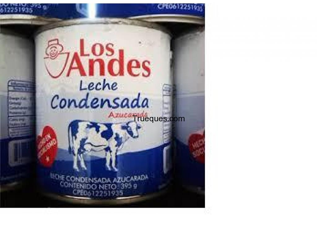 Leche condensada los andes