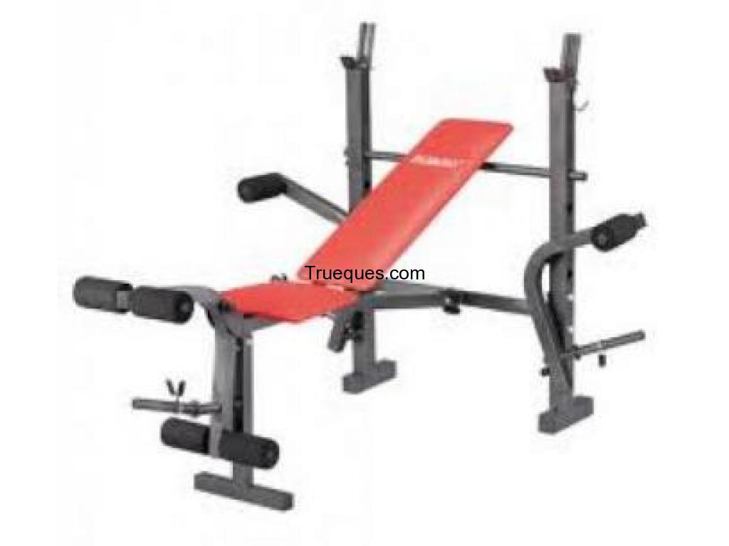 Banco de pesas multifuncional