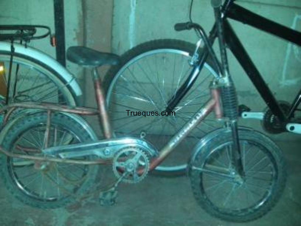 Bicicleta aro 16 por bicicleta aro 28