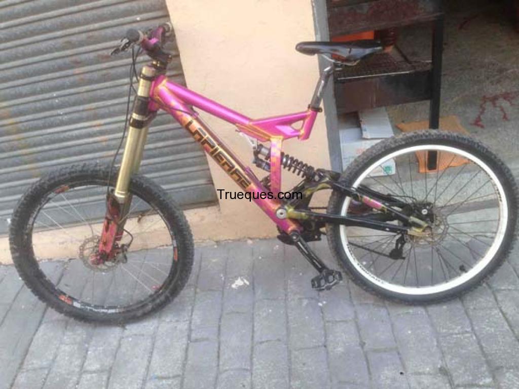 Bicicleta lapierre descenso aerografeada