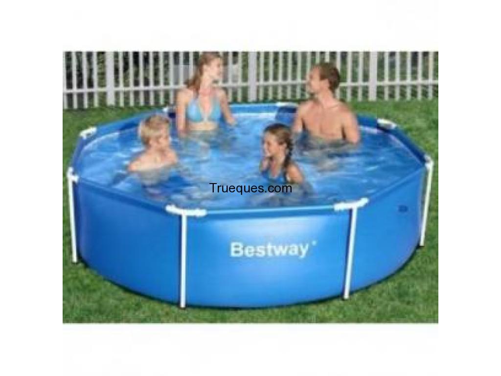 Cambio piscina best way 244×61 cm con depuardora