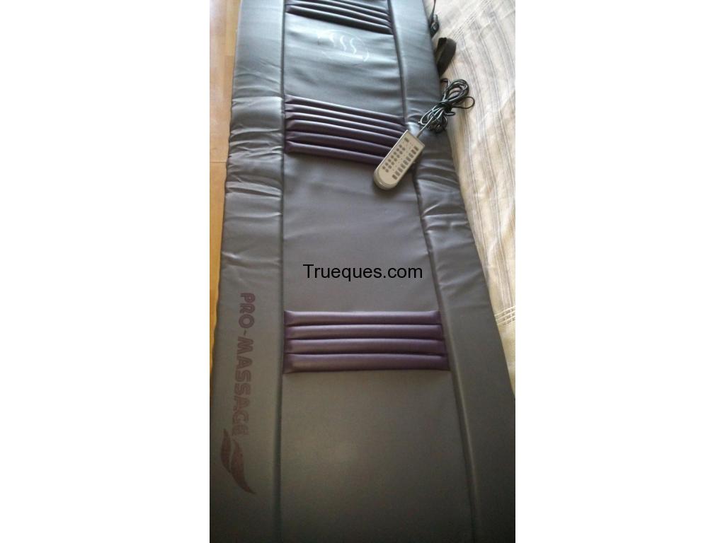 Colchoneta de masage con calor pro massage