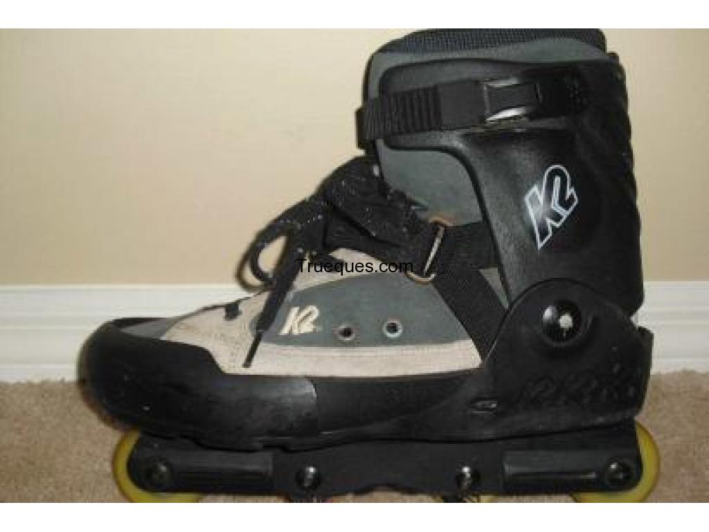 Patines extremo k2 negros con manual