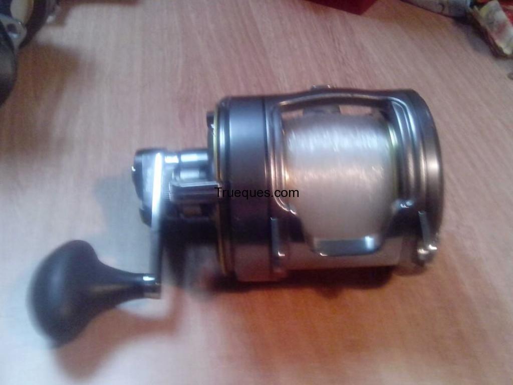 Reel carrete shimano 50 libras tyrnos 50 iilrs 2 velocidades