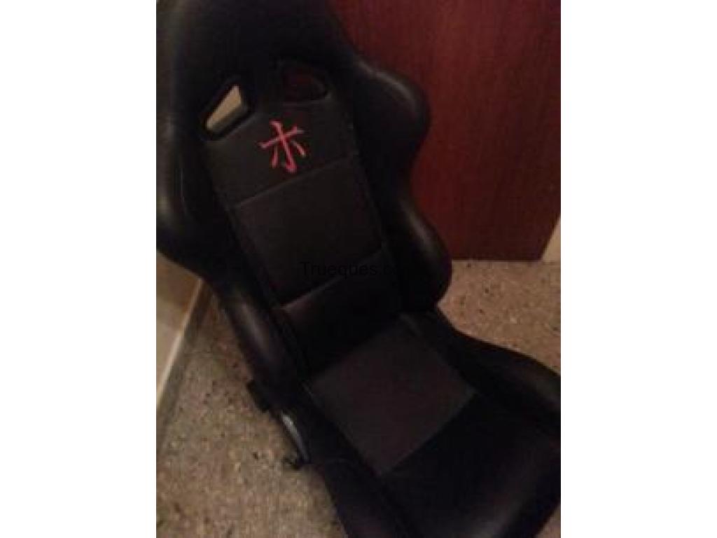 Backet race sport samurai y soporte para fiat