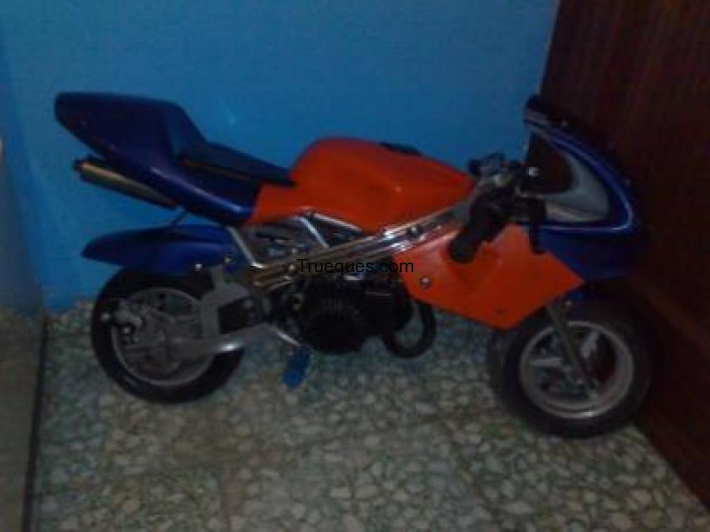 Cambio minimoto de gasolina replica de 49