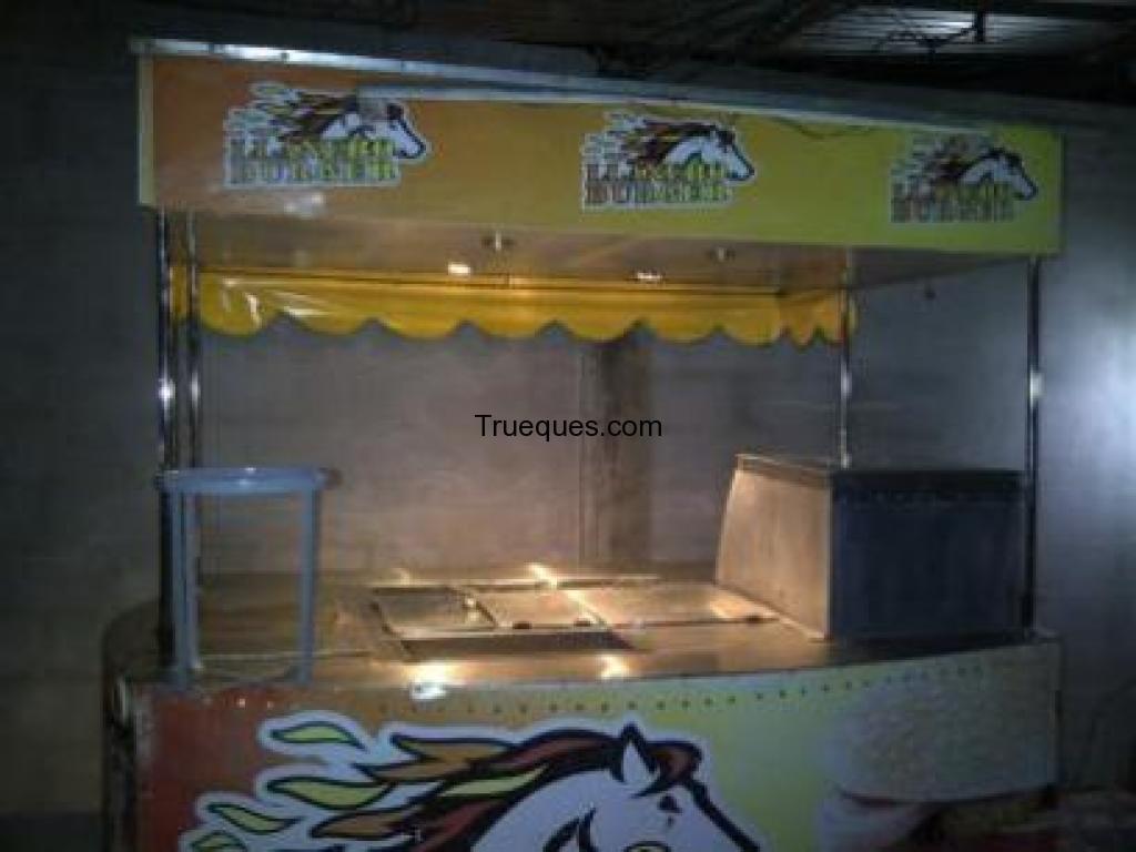 Carro y horno pizzero