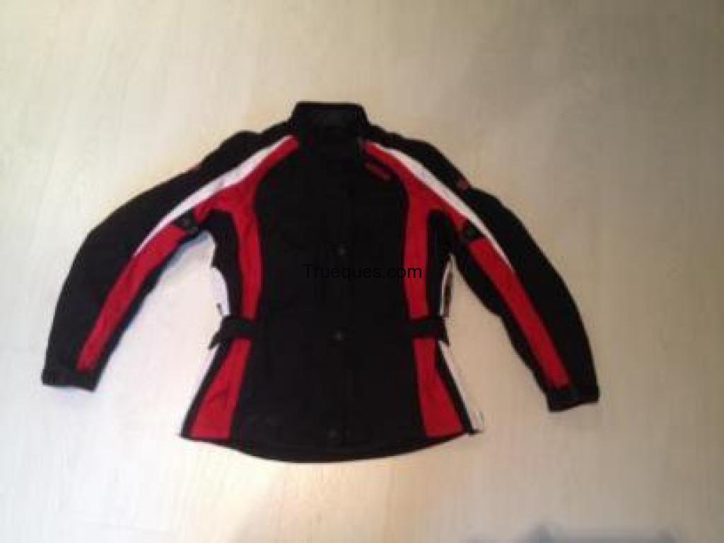 Chaqueta moto mujer