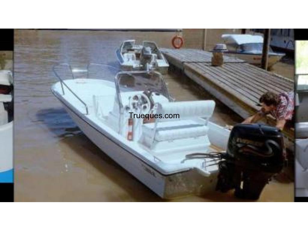 Lancha 15 pies y motor 50 hp todo nuevo