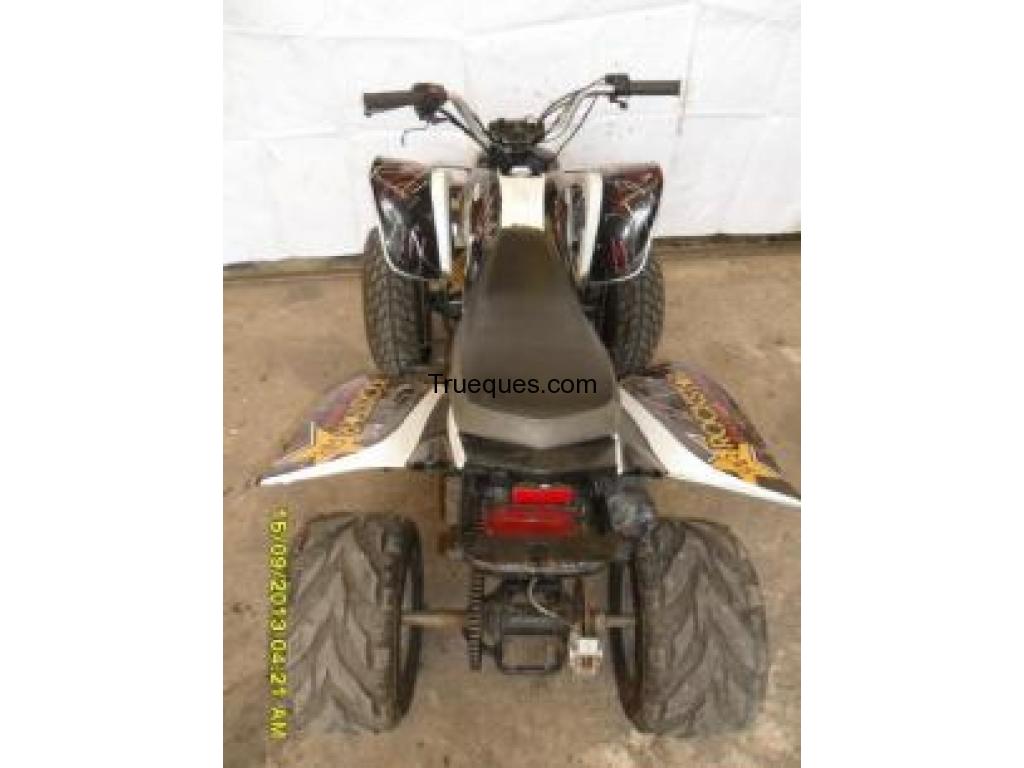 Moto de cuatro llantas ntidida
