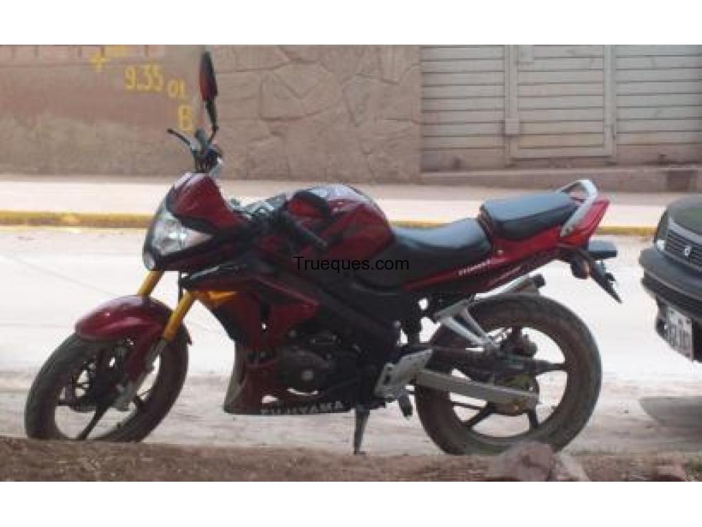 Moto semipistera 200cc fujiyama