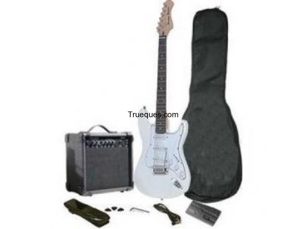 Guitarra electrica con amplificador harley benton