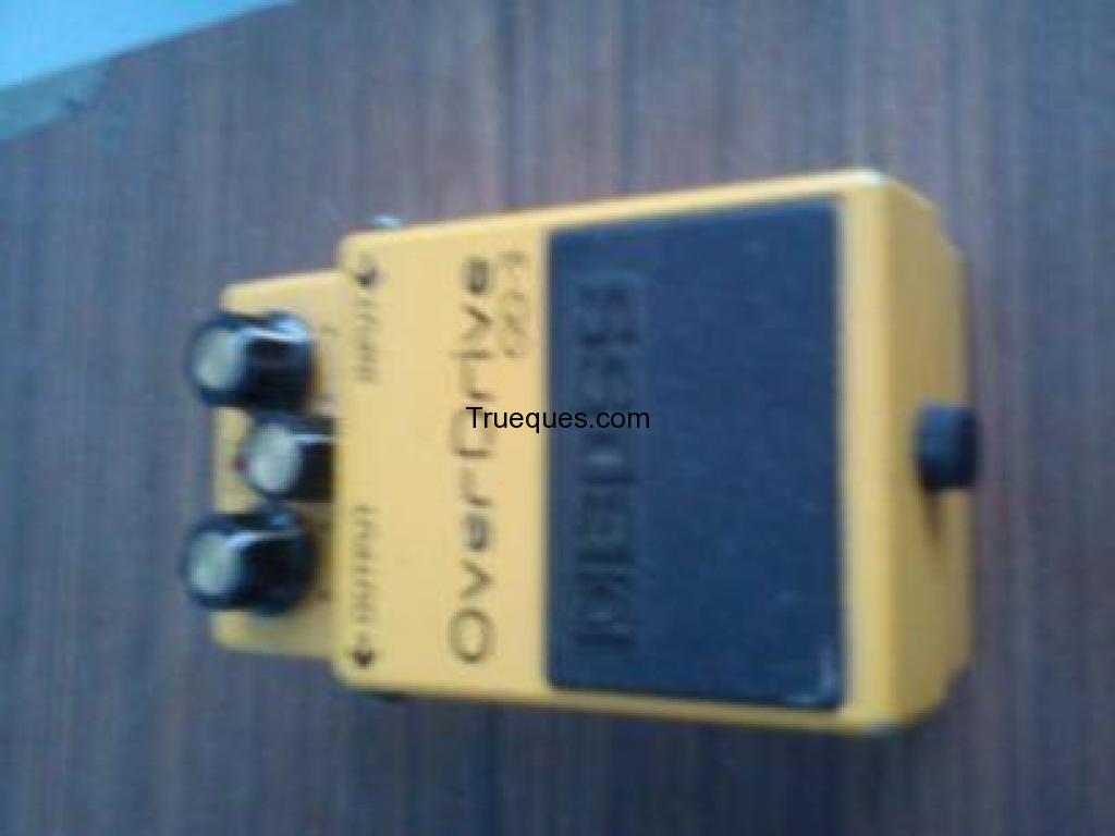 Pedal para guitarra overdrive od3