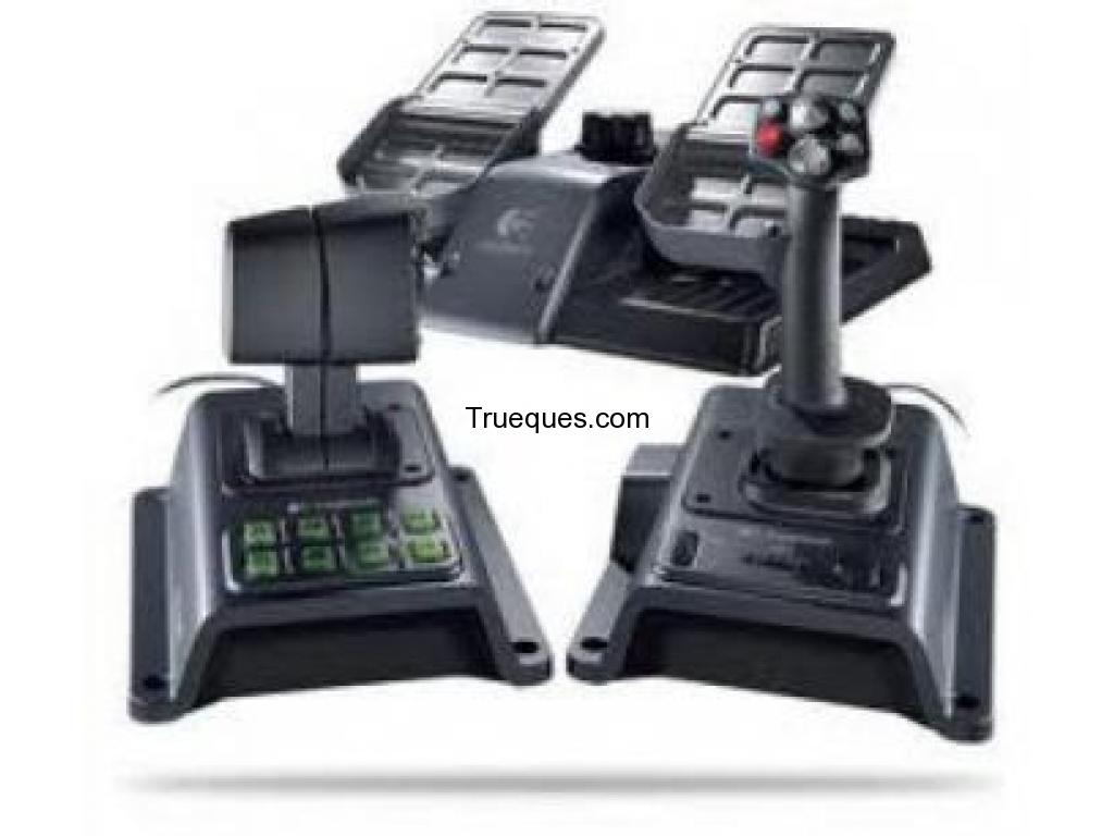 Simulador de vuelo logitech por escucho ofertas