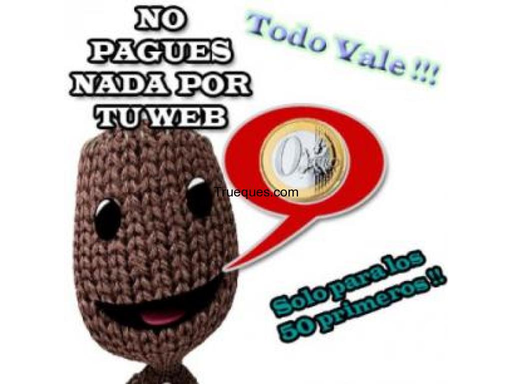 Cambio hacerte una pagina web por lo que tengas