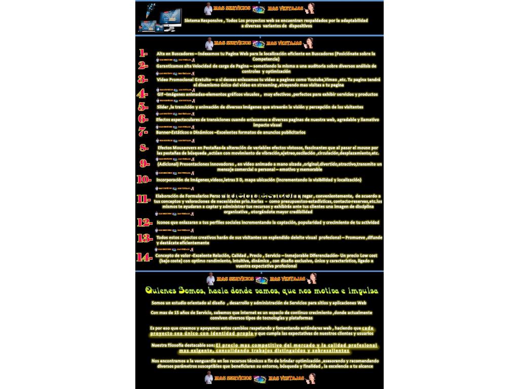 Pagina web profesionales exclusivas