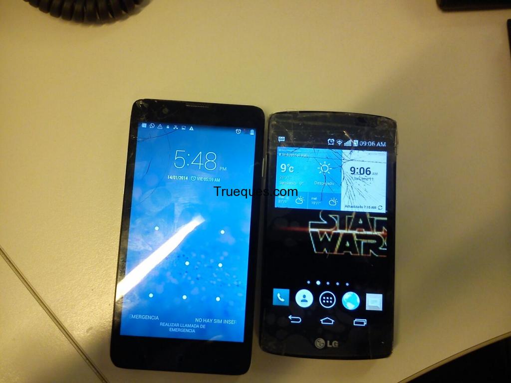 Celulares descompuestos del display