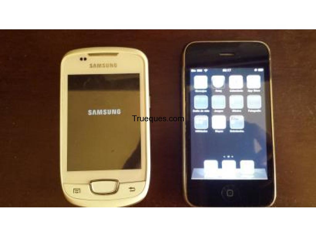 Iphone 3gs y samsung galaxy mini