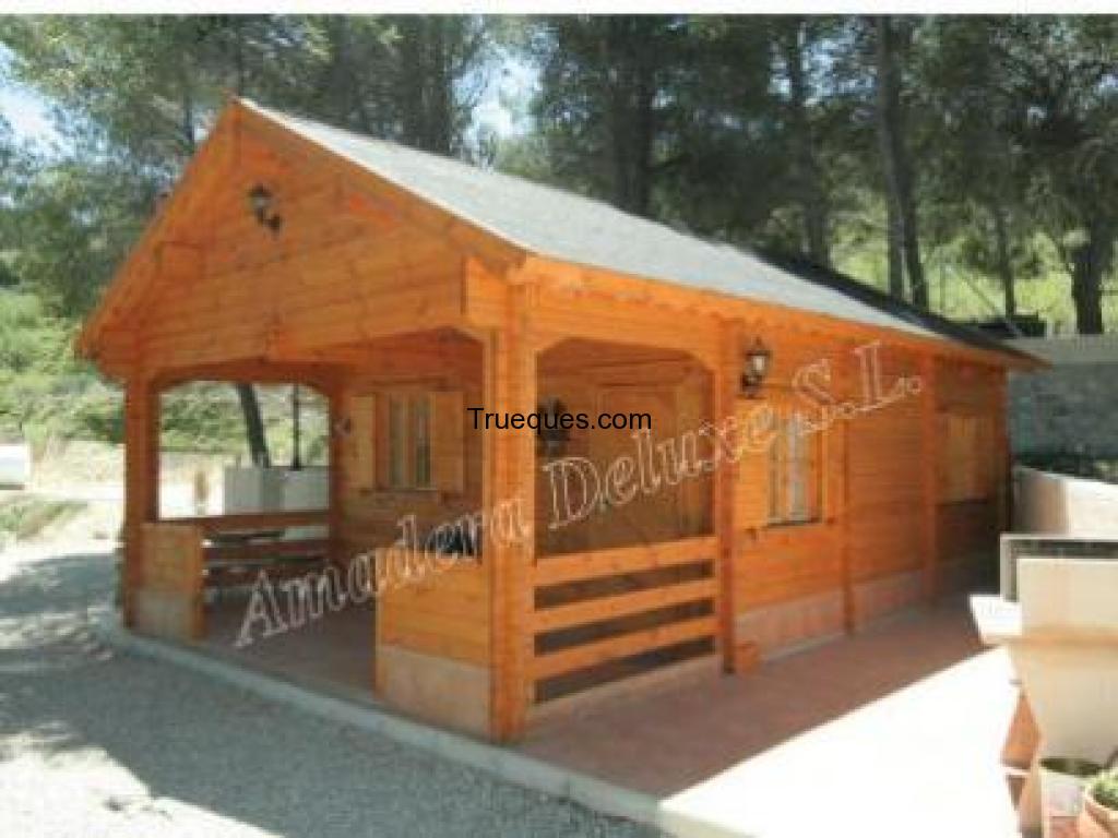 Casa de madera por parcela terreno