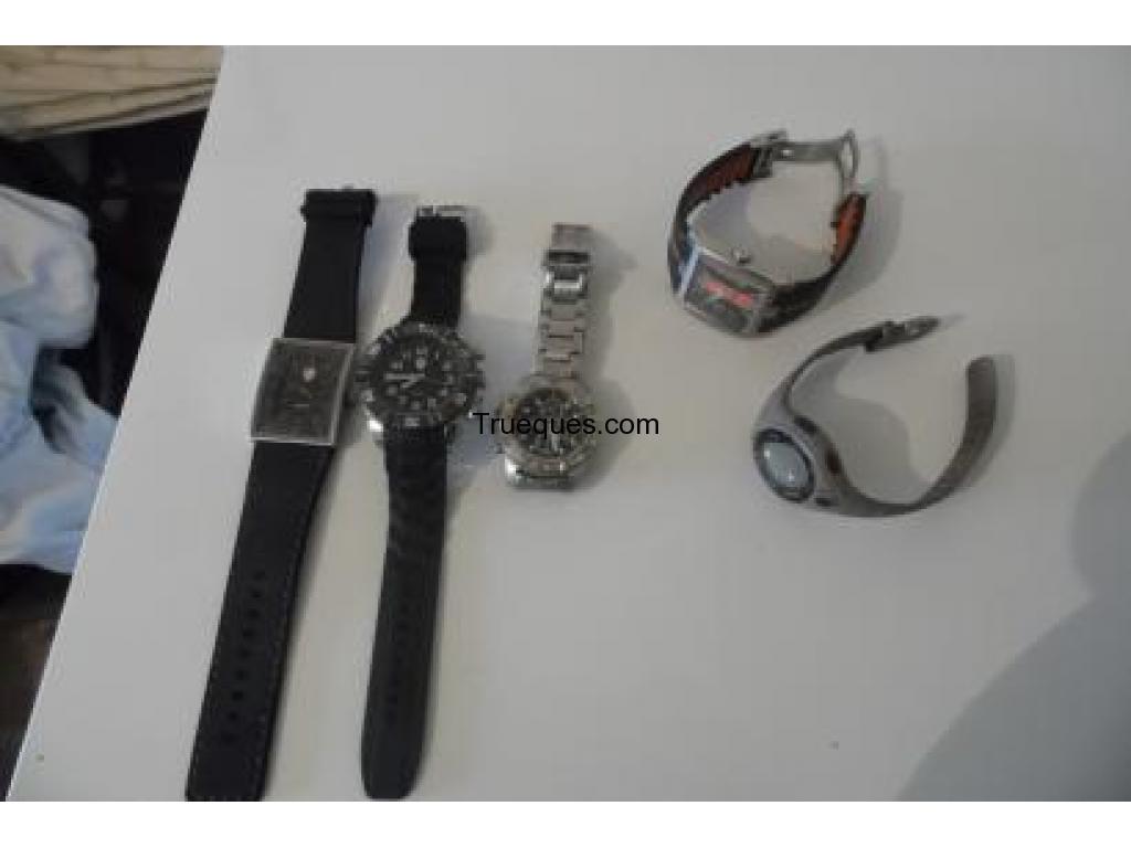 Cambio 5 relojes