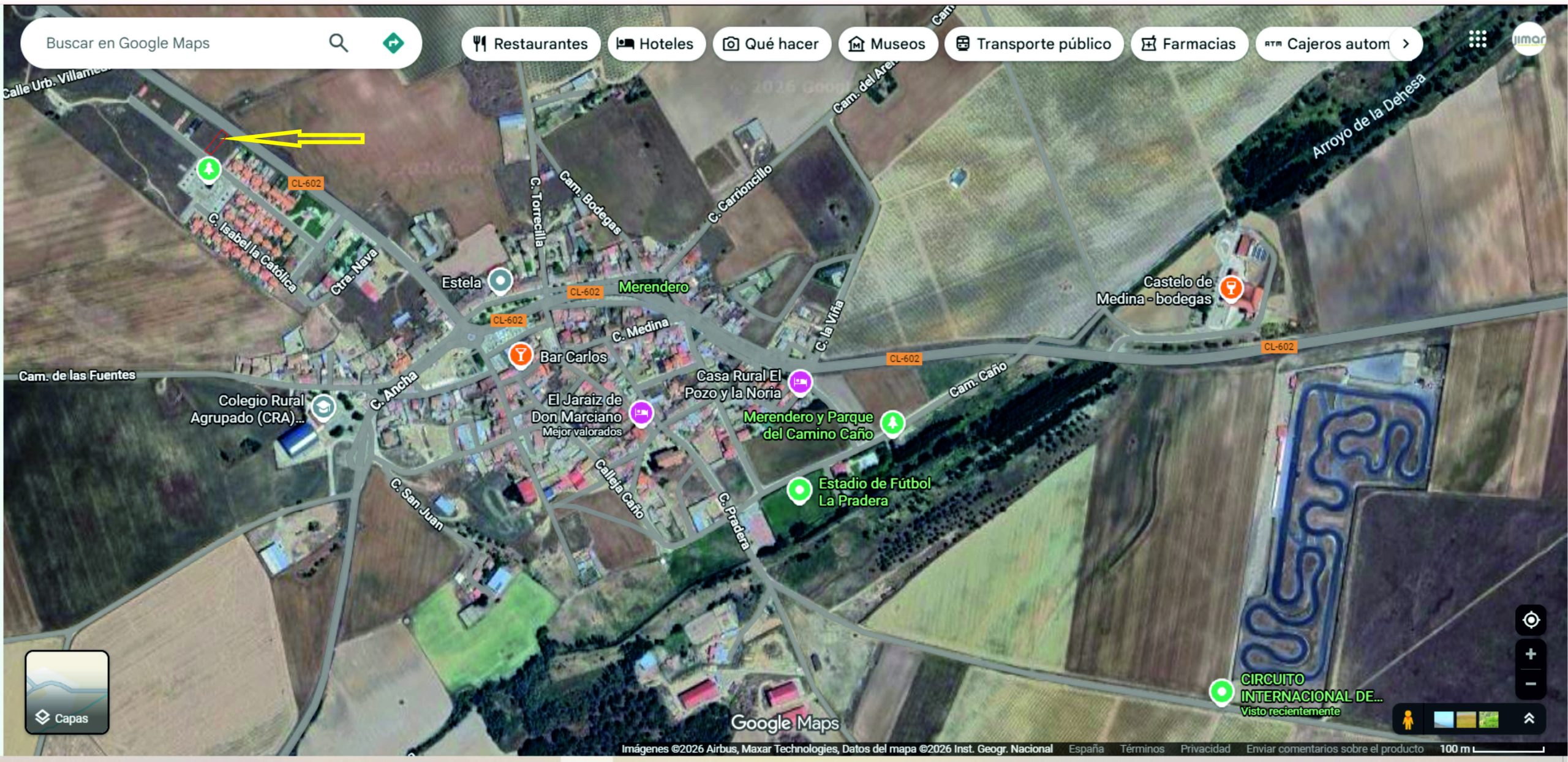 Dos parcelas adosadas de 663,7m2 total