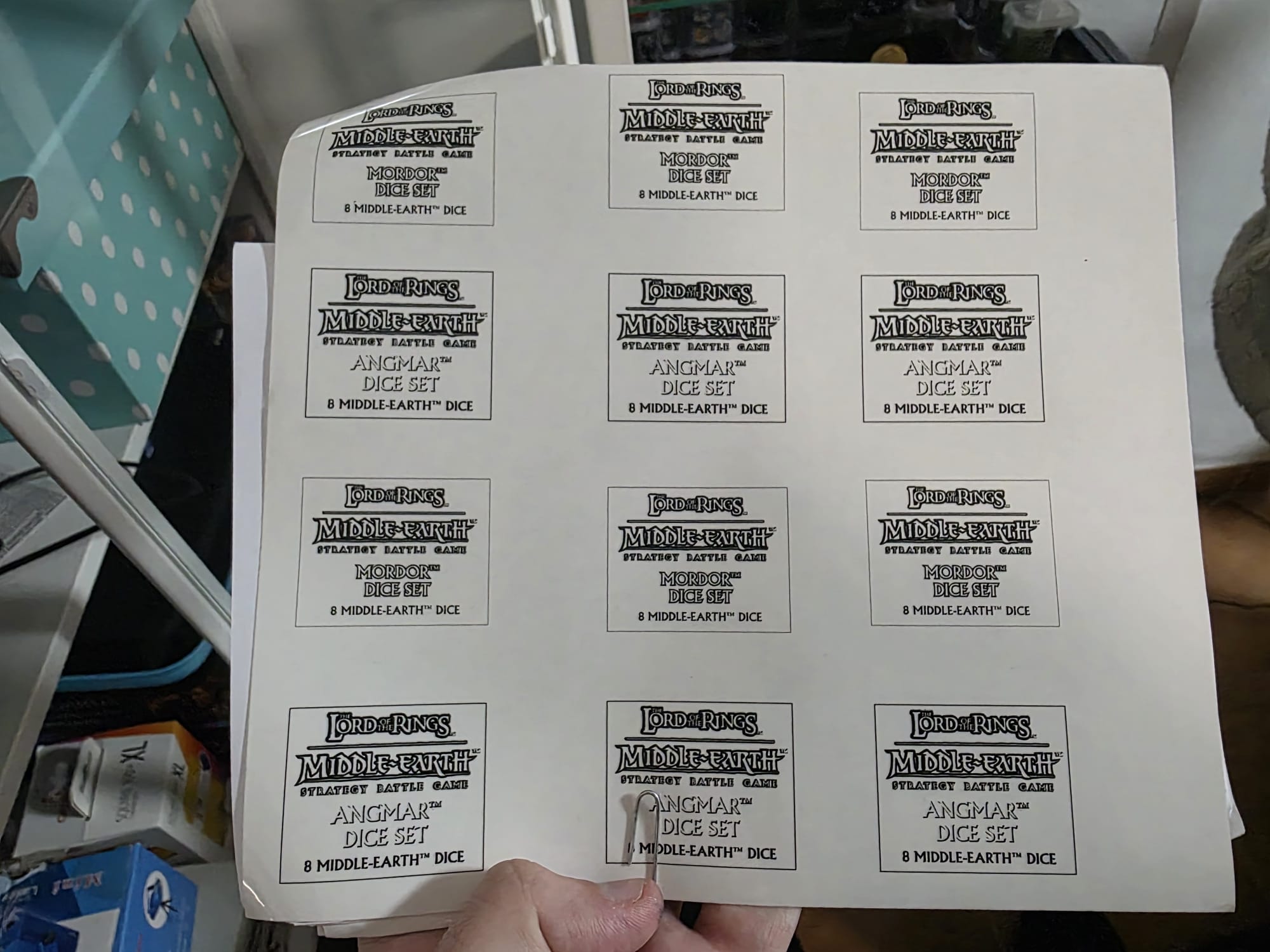 Cambio dados de middle earth warhammer o bloodbowl